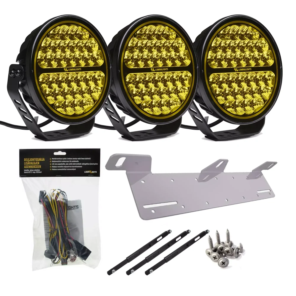 LuminaLights Defender+ 9 Amber led-lisävalo - Image 6