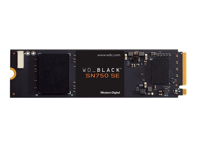 WD Black SSD SN750 SE Gaming NVMe 1TB PCIe Gen4 compatible with PCIe Gen3 M.2 High-Performance NVMe SSD internal single-packed