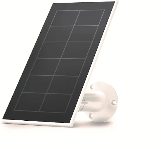 Arlo VMA5600 Solar -aurinkopaneeli Pro 3, Pro 4 ja Ultra -kameroille, valkoinen runko